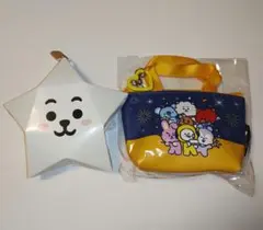BT21 RJ Twinkle Tea バッグポーチ　キーホルダー 　紅茶