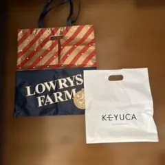 LOWRYS FARM & KEYUCA ショップ袋セットのサムネイル