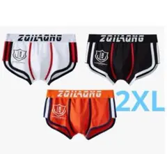 ⭐️お洒落なデザイン⭐️【FUZHIHUA】ボクサーパンツメンズ下着3枚セット