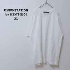 ユニオンステーション　メンズビギ　Tシャツ　シンプル　無地　綿100　XLのサムネイル