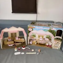 希少！シルバニアファミリー こだわりパティシエのケーキ屋さん、欠品あり、箱付き