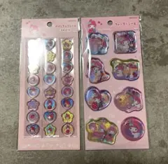 おはじきふうシール＆ウォーターシール マイメロディー 2点セット サンリオ正規品