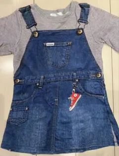 Stamp Stamp だまし絵スウェットワンピース 135-145cm