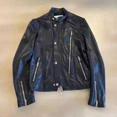 最終値下げ]MIHARAYASUHIRO レザーシングルライダース鹿 Mサイズ