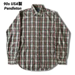 90s USA製 Pendleton ペンドルトン チェックシャツ 長袖のサムネイル