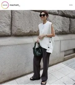 美品】machatt マチャット 2WAYサロペット グレー - メルカリ