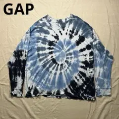 GAP ビッグサイズ ロンT タイダイ染め ブルーのサムネイル