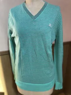 BURBERRY BLACK LABEL コットンニット　薄手　Mサイズ