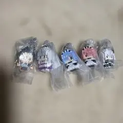 Re:ゼロから始める異世界生活ドットフィギュアチャーム 全5種コンプリートセット
