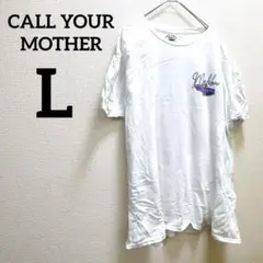 一点もの✨️CALL YOUR MOTHER 【L】ホワイト Tシャツ 半袖