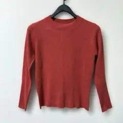 ZOOTIE リブニット オレンジレッド系 チクチクしないのサムネイル