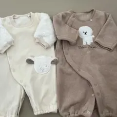 ベビー服 ロンパース 2枚セット