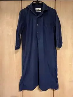 MHL. マーガレットハウエル ネイビー シャツワンピース