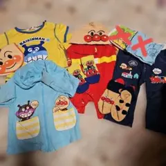 アンパンマン まとめ売り 90cm中心（一部80cm）保育園 洗い替えお得セット