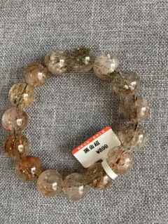 至高の一品 天然水晶ブレス 開光浄化済み QRコード保証書付き 開運招福