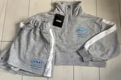 新品　140cm JENNI トレーナー ショートパンツ上下セット　グレー