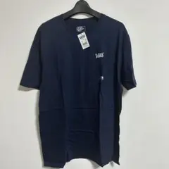 Vans ミニスクリプトTシャツ L ネイビー