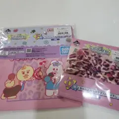 一番くじ　D賞 おぱんちゅうさぎシュシュ&巾着ピンク