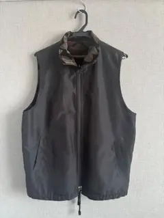 リーフパターン ナイロンベスト　リバーシブル