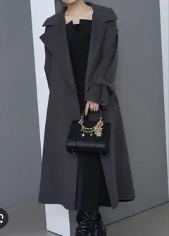 snidel ウロコカシミヤロングコート