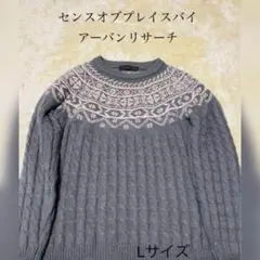 センスオブプレイスバイアーバンリサーチ　Lサイズ　セーター