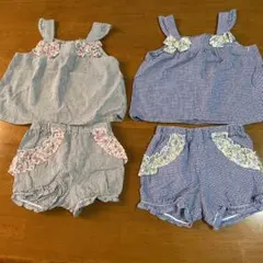 双子ちゃん　セットアップ　2セットのサムネイル