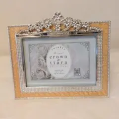 【新品、未使用】写真たて フォトフレーム　CROWN＆Tiara　エレガント