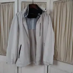 Grosselo M ライトグレー ナイロンジャケット