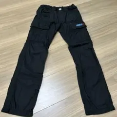 DOUBLE.B ブラックカーゴパンツ 130サイズ