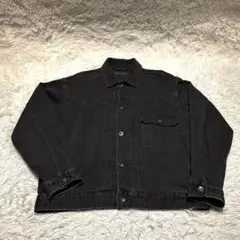 美品✨】UNIQLO 1st デニムジャケット M ダークグレー メンズ