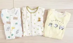 西松屋　ベビーロンパース　長袖　3枚セット　60〜70