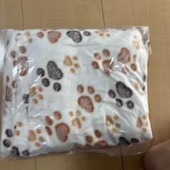肉球柄 ふわふわブランケット 毛布