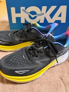 【美品】HOKA ホカ クリフトン 9 ワイド 30.0cm 別紐付きのサムネイル