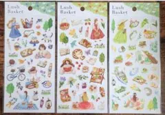 マインドウェイブシール Lush Basket STICKER　３枚のみ
