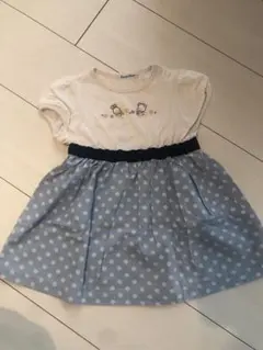familiar 水玉模様 ワンピース　90cm