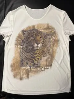 伊太利屋 GK 半袖Tシャツ ヒョウ柄 ストーン 11号のサムネイル
