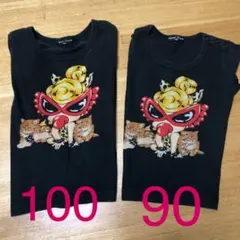 ヒスミニ  ロンティー　ロンT おそろい　90 100