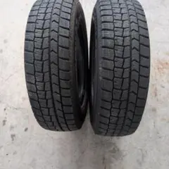 中古 スタッドレスタイヤ ダンロップ WM02 185/70R14 2本セットのサムネイル