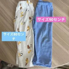 ベビーギャプ90、動物柄80 パンツ　レギンス