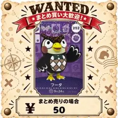 フータ　amiibo あつ森　アミーボカード　①