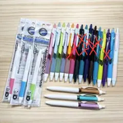uni　ジェットストリーム　単色　廃盤色　限定色　19本まとめ売り uni ジェットストリーム 単色 廃盤色 限定色 19本まとめ売り - メルカリ