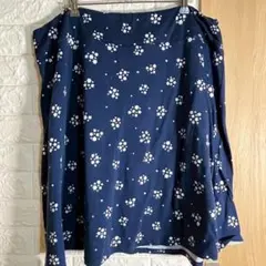 【希少3XL】LuLaRoe ルラロー 花柄スカート ネイビー 大きいサイズ