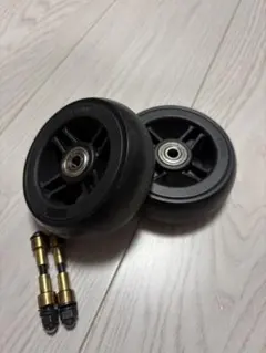 新品ゴム交換済】車椅子 キャスターホイールSET WCR5 100mm - メルカリ