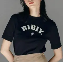 bibiy SCRIBBLE TEE ネイビー ビビィ ロゴTシャツ カットソー - メルカリ