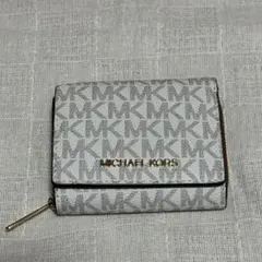 【美品、人気色】MICHAEL KORSミッド ジップウォレット スモール