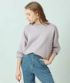 【新品タグ付き未着用】titivate 長袖　ニット ラベンダー　フリーサイズ