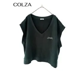 COLZA Vネックベスト　トレーナー　重ね着　ゆったり大きめ　カジュアルのサムネイル