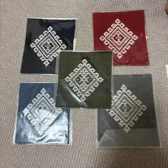 津軽こぎん刺し 布 5枚セット
