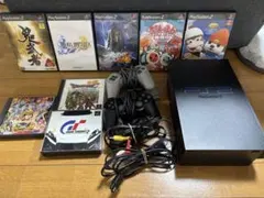 ジャンク品　PlayStation 2 本体 ゲームソフト付き