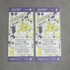 茨城県近代美術館 ヨシタケシンスケ展 招待券 2枚のサムネイル
